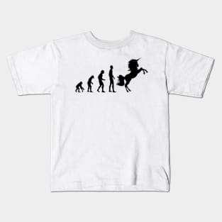 Evolution Unicorn Kids T-Shirt